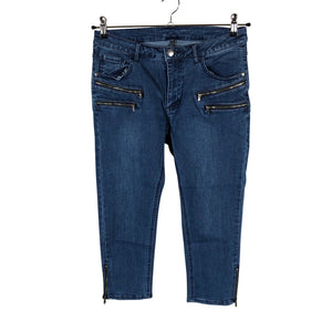 Unisex Free Quent - Teksast poolpikad püksid, suurus 38 - Must (1)
