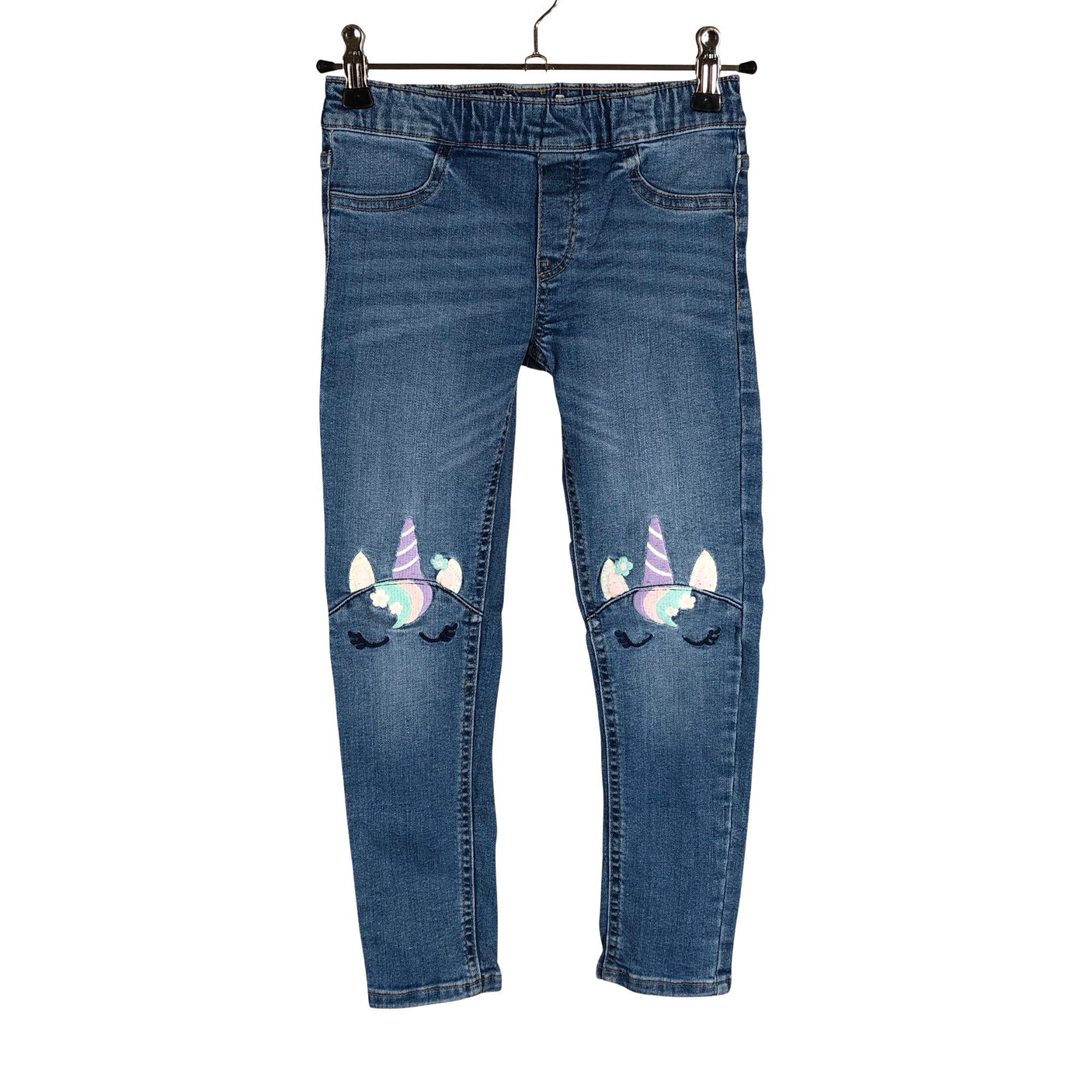 Unisex Lindex - Teksaretuusid, suurus 116 - 122 - Sinine (1)