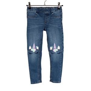 Unisex Lindex - Teksaretuusid, suurus 116 - 122 - Sinine (1)