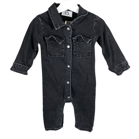 Unisex I Dig Denim - Pükskostüüm, suurus 74 - 80 - Must ()