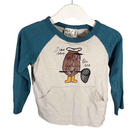 Unisex Mainio - Trikotaažist pluus, suurus 86 - 92 - Hall ()