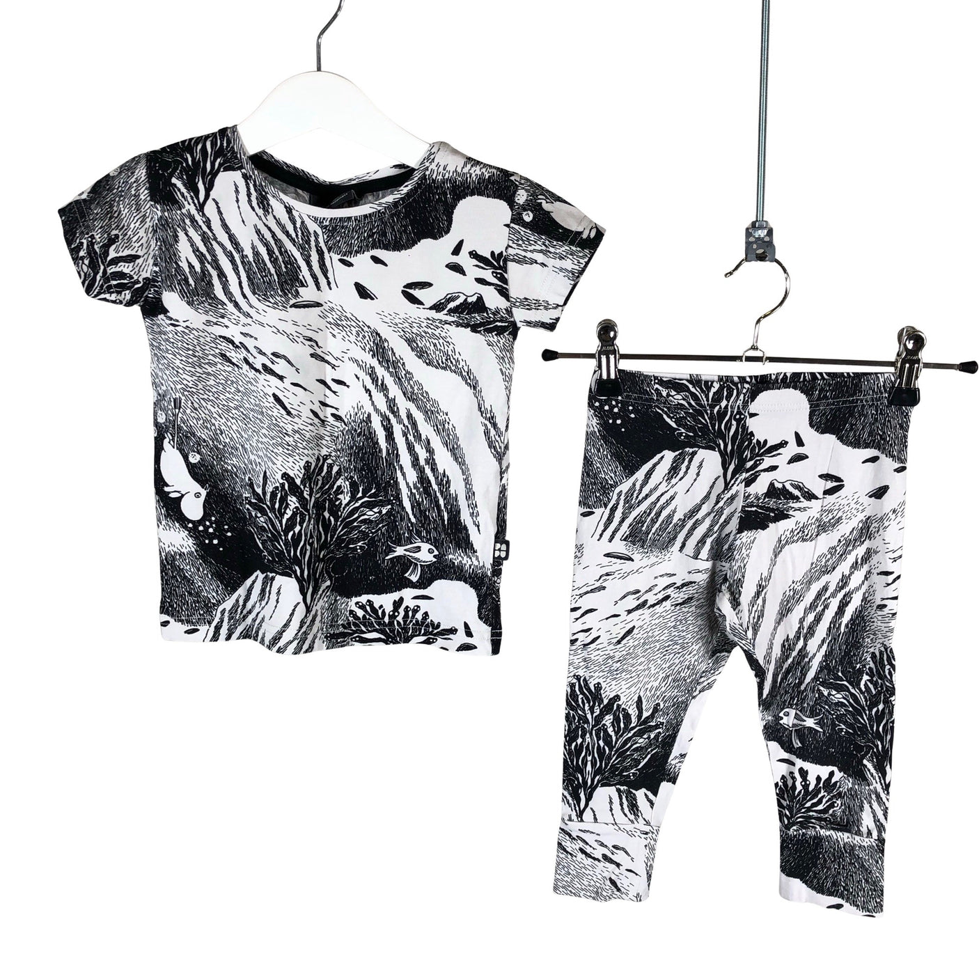 Unisex Papu - T-särk, suurus 80 - 86 - Hall (1)