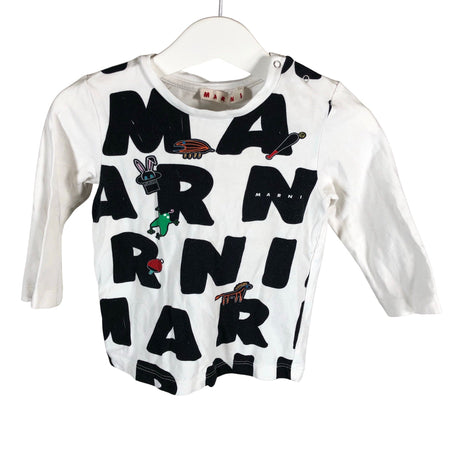 Unisex Marni - Trikotaažist pluus, suurus 80 - 86 - Valge ()