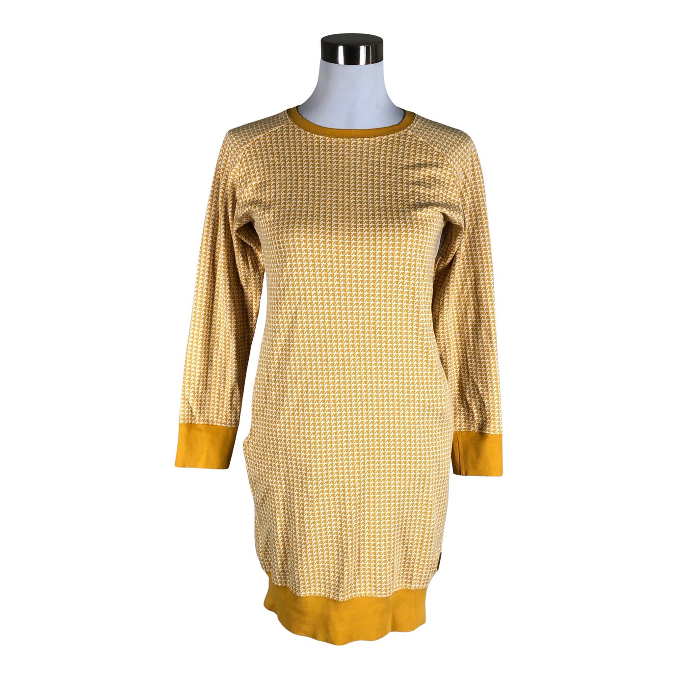 Unisex Blaa - Trikotaažist kleit, suurus 34 - Kollane (1)