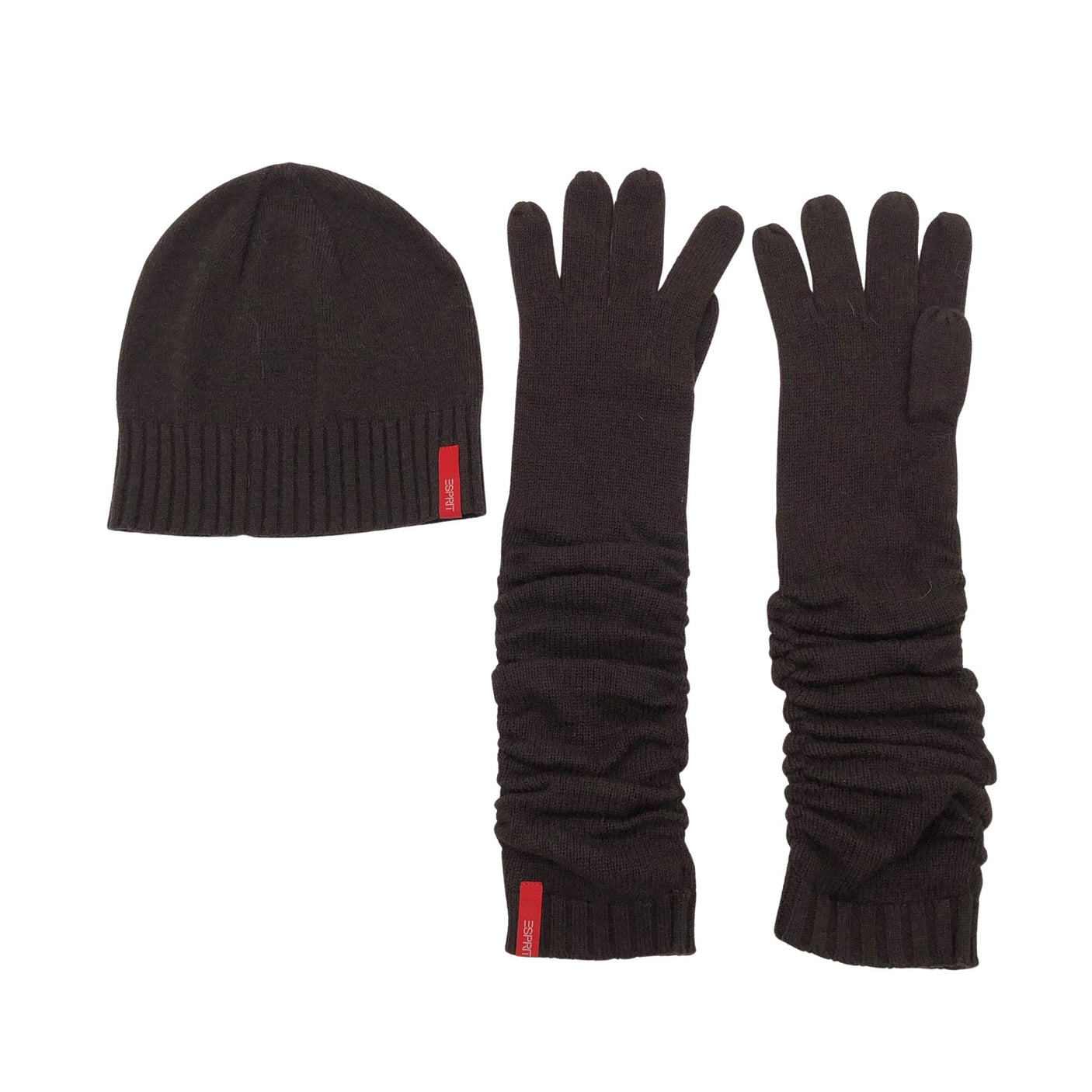 Unisex Esprit - Õhuke müts, suurus 52 - 54 cm - Pruun (1)