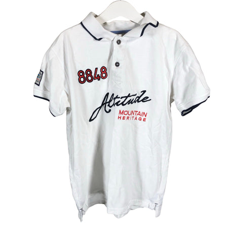 Unisex 8848 Altitude - Polosärk, suurus 146 - 152 - Valge ()