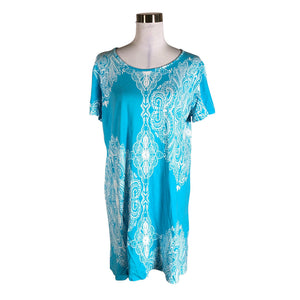 Unisex Nanso - Trikotaažist kleit, suurus 40 - Sinine (1)