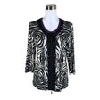 Unisex Gelco - Trikotaažist pluus, suurus 40 - Must ()
