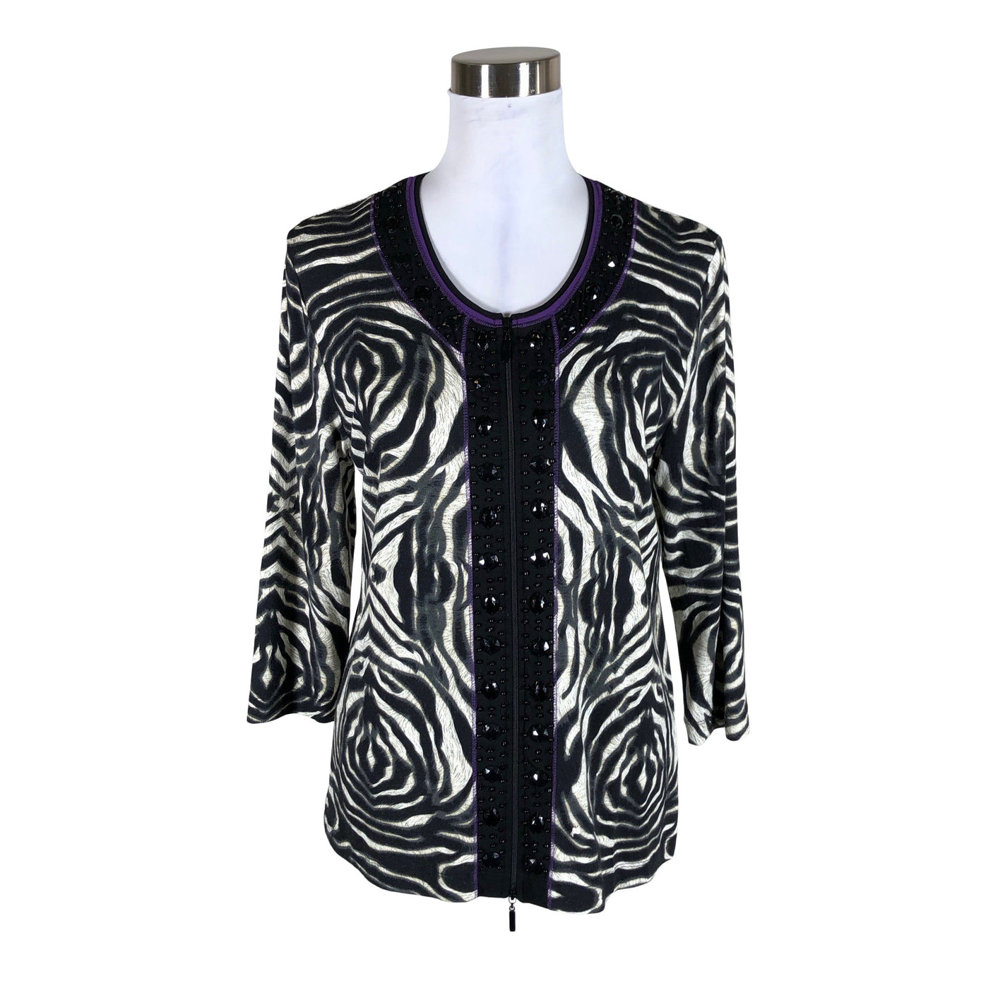 Unisex Gelco - Trikotaažist pluus, suurus 40 - Must (1)