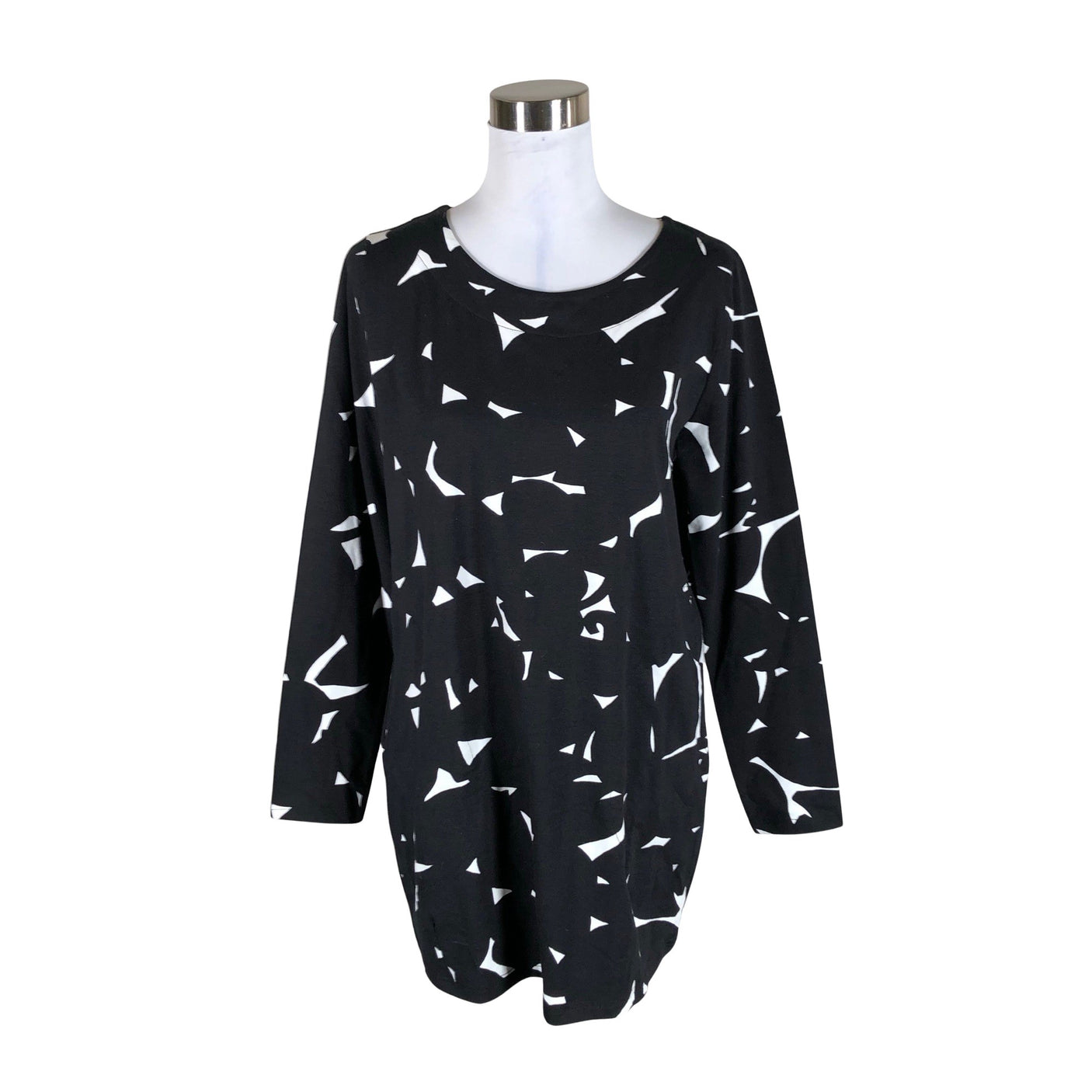 Unisex Nanso - Trikotaažist tuunika, suurus 40 - Must (1)