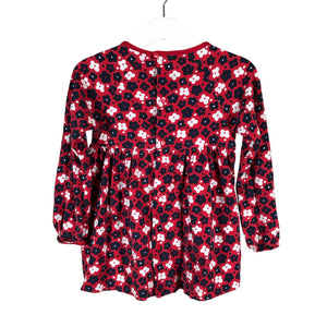 Unisex Polarn O. Pyret - Trikotaažist tuunika, suurus 92 - 98 - Punane (2)
