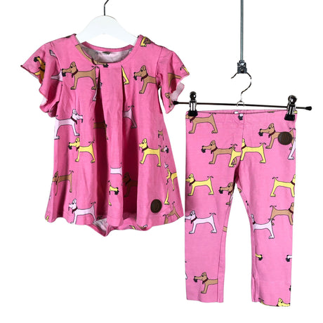 Unisex Blaa - Trikotaažist kleit, suurus 86 - 92 - Heleroosa ()