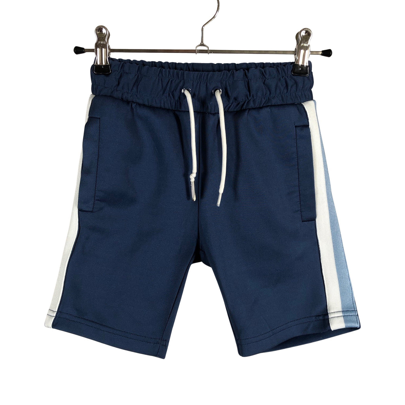 Unisex POMPdeLUX - Trikotaažist lühikesed püksid, suurus 110 - 116 - Sinine (1)