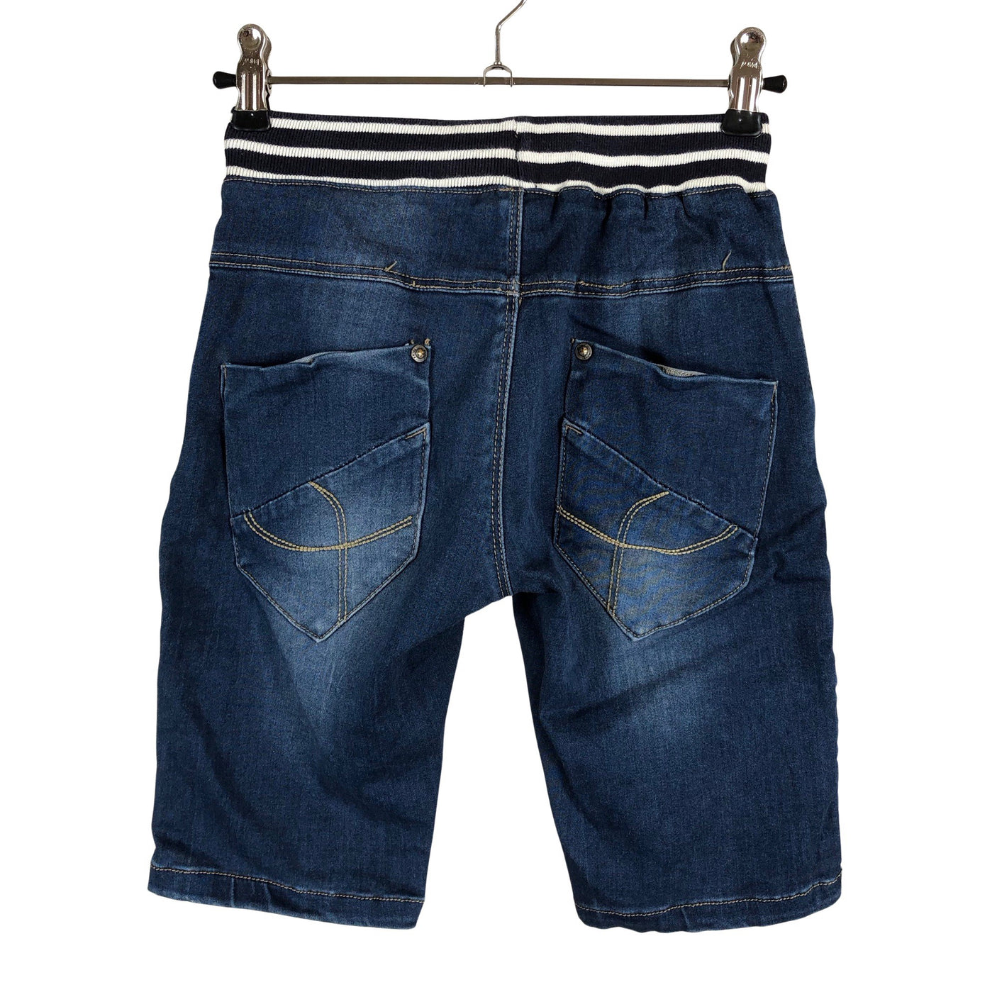 Unisex POMPdeLUX - Teksast lühikesed püksid, suurus 122 - 128 - Sinine (2)