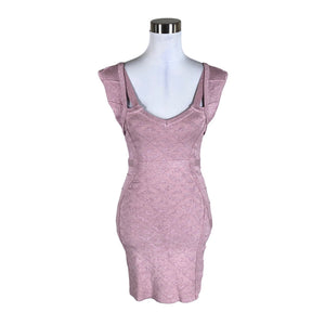 Unisex Bebe - Kootud kleit, suurus 36 - Heleroosa (1)
