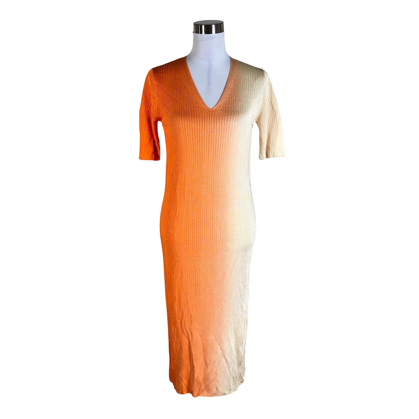 Unisex COS - Trikotaažist kleit, suurus 36 - Oranž (1)