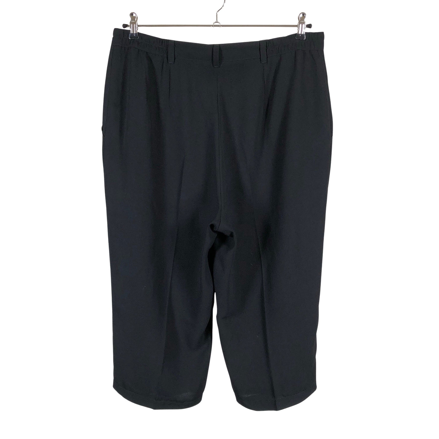 Unisex Voglia - Mittevenivad poolpikad püksid, suurus 46 - Must (2)