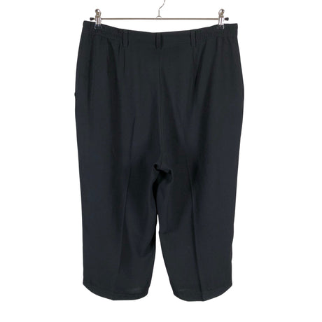 Unisex Voglia - Mittevenivad poolpikad püksid, suurus 46 - Must (2)