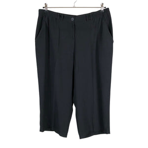 Unisex Voglia - Mittevenivad poolpikad püksid, suurus 46 - Must (1)