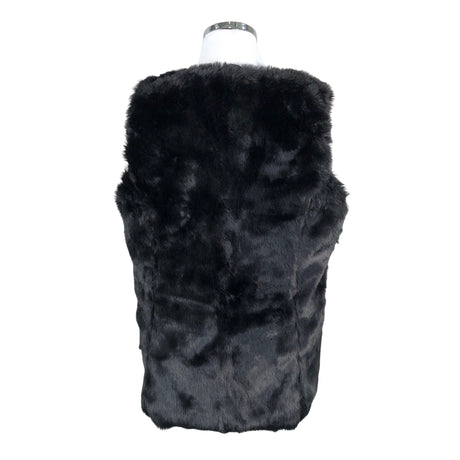 Unisex Luhta - Kunstkarusnahast vest, suurus 44 - Must (2)