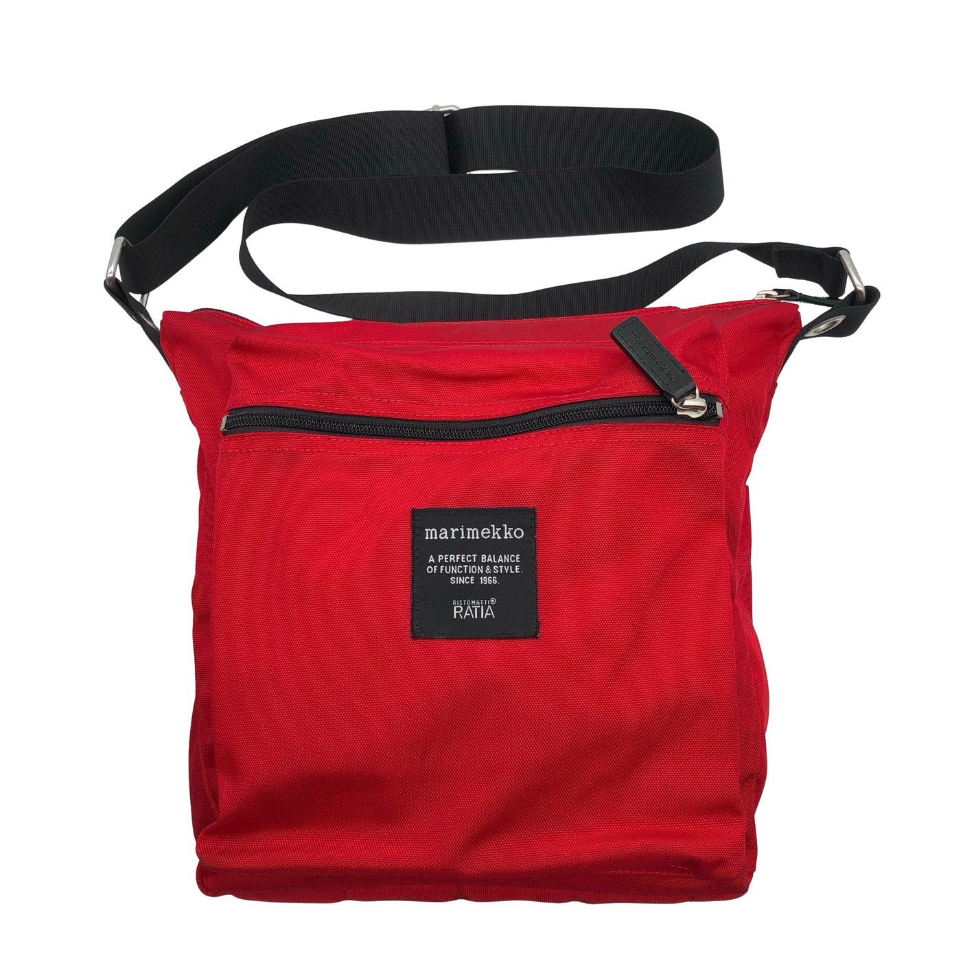 Unisex Marimekko - Õlakott, suurus Midi - Punane (1)