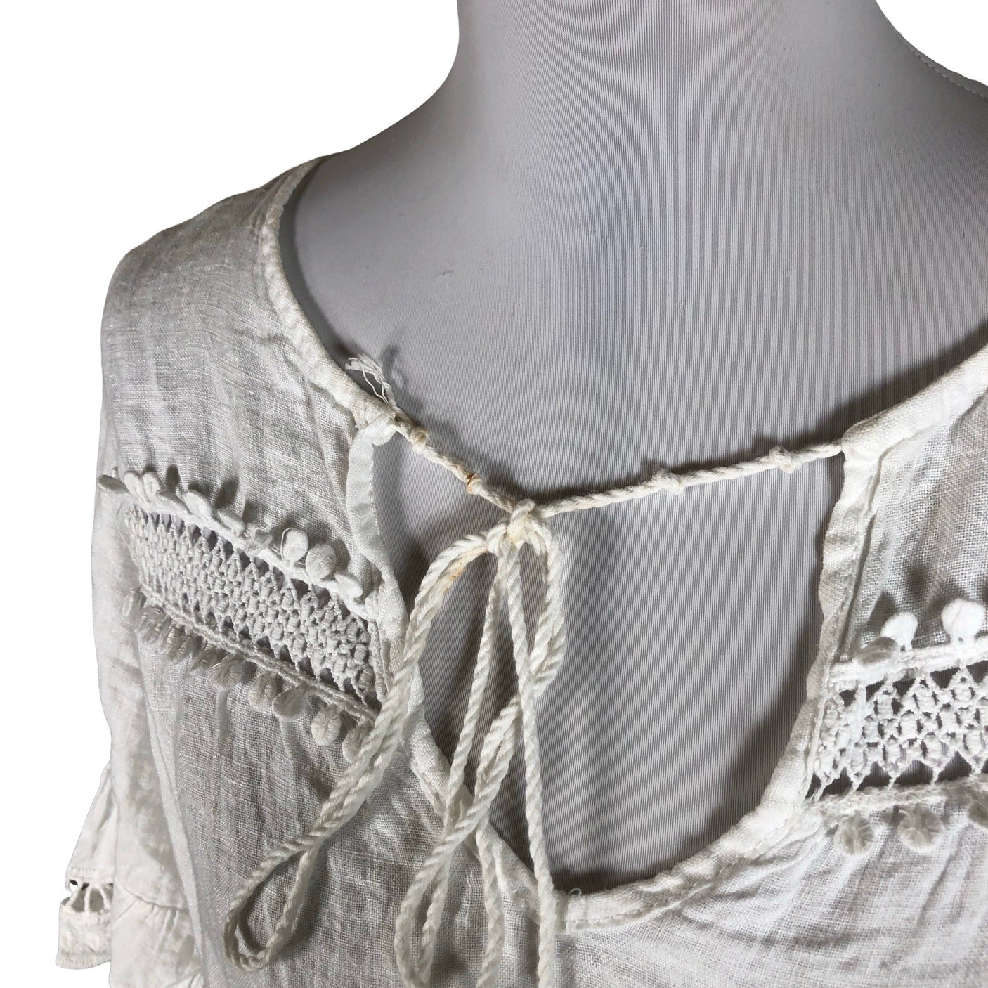 Unisex Marta - Mitteveniv kleit, suurus 36 - Valge (2)
