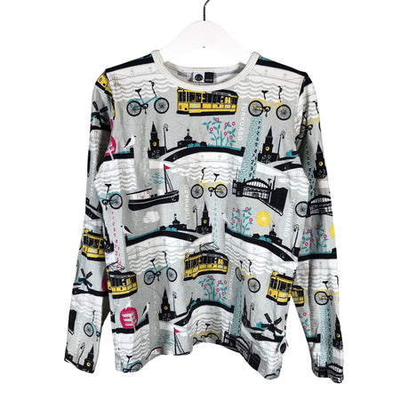 Unisex Kui Design - Trikotaažist pluus, suurus 122 - 128 - Hall ()