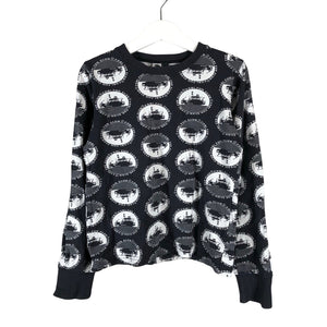 Unisex Kui Design - Trikotaažist pluus, suurus 122 - 128 - Must (1)