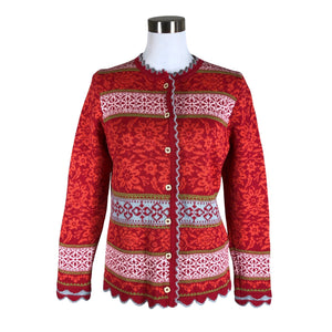 Unisex Oleana - Kardigan, suurus 38 - Punane (1)