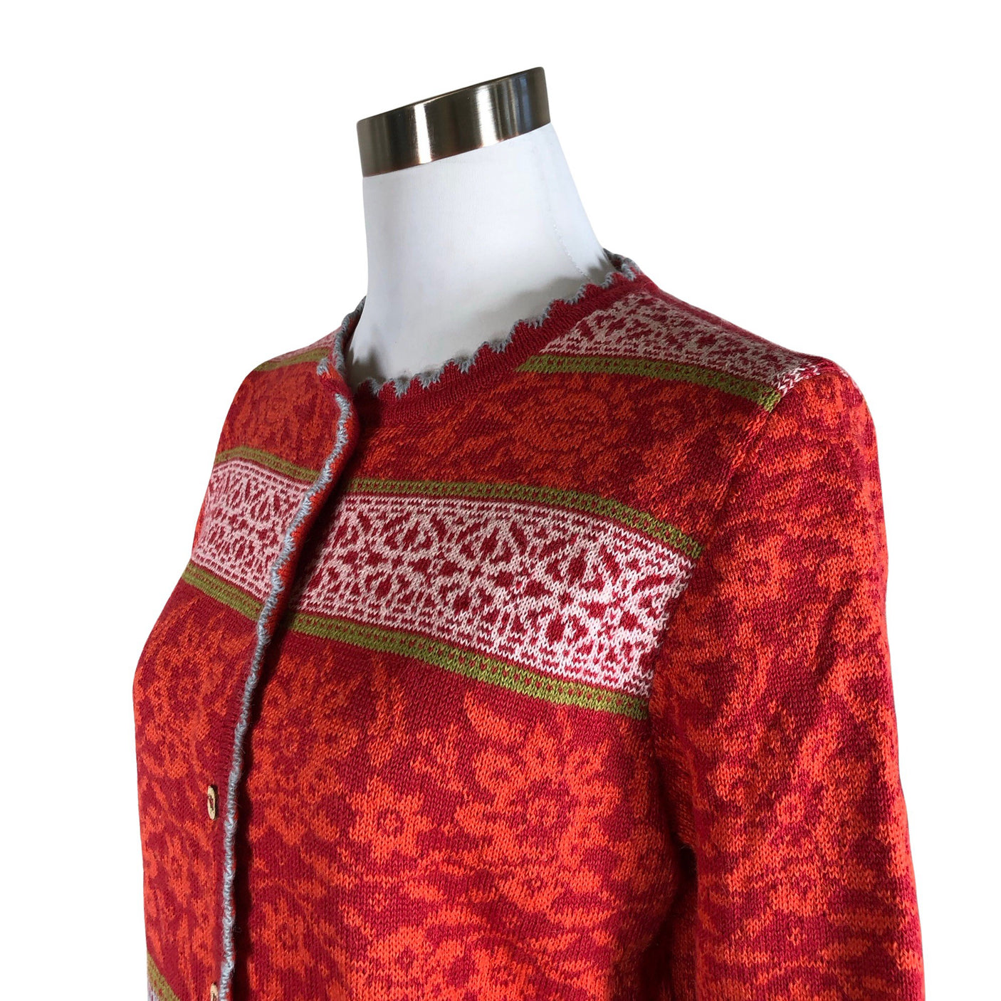 Unisex Oleana - Kardigan, suurus 38 - Punane (3)