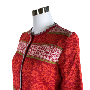 Unisex Oleana - Kardigan, suurus 38 - Punane (3)