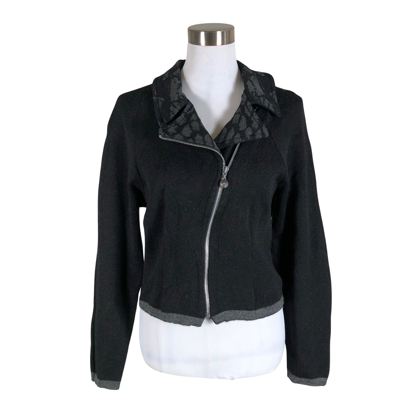Unisex Eva & Claudi - Kardigan, suurus 38 - Must (3)