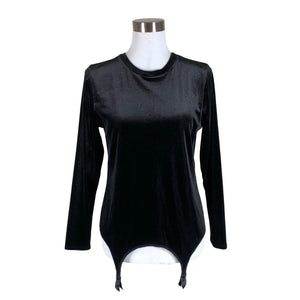 Unisex Kriss Soonik - Trikotaažist pluus, suurus 36 - Must (1)
