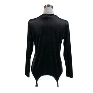 Unisex Kriss Soonik - Trikotaažist pluus, suurus 36 - Must (2)