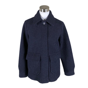Unisex Tom Tailor - Villane mantel, suurus 34 - Sinine (1)