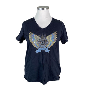 Unisex Mos Mosh - T-särk, suurus 42 - Sinine (1)