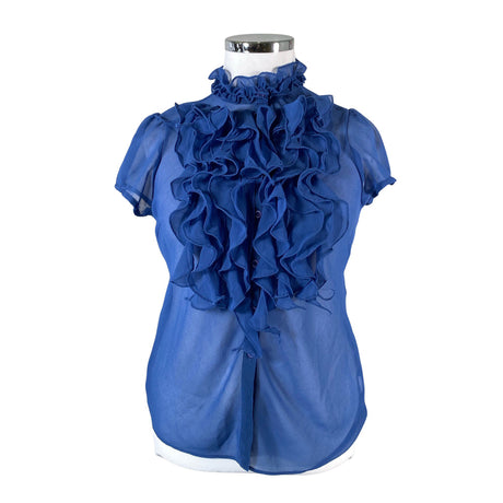 Unisex Saint Tropez - Lühikeste käistega pluus, suurus 42 - Sinine ()