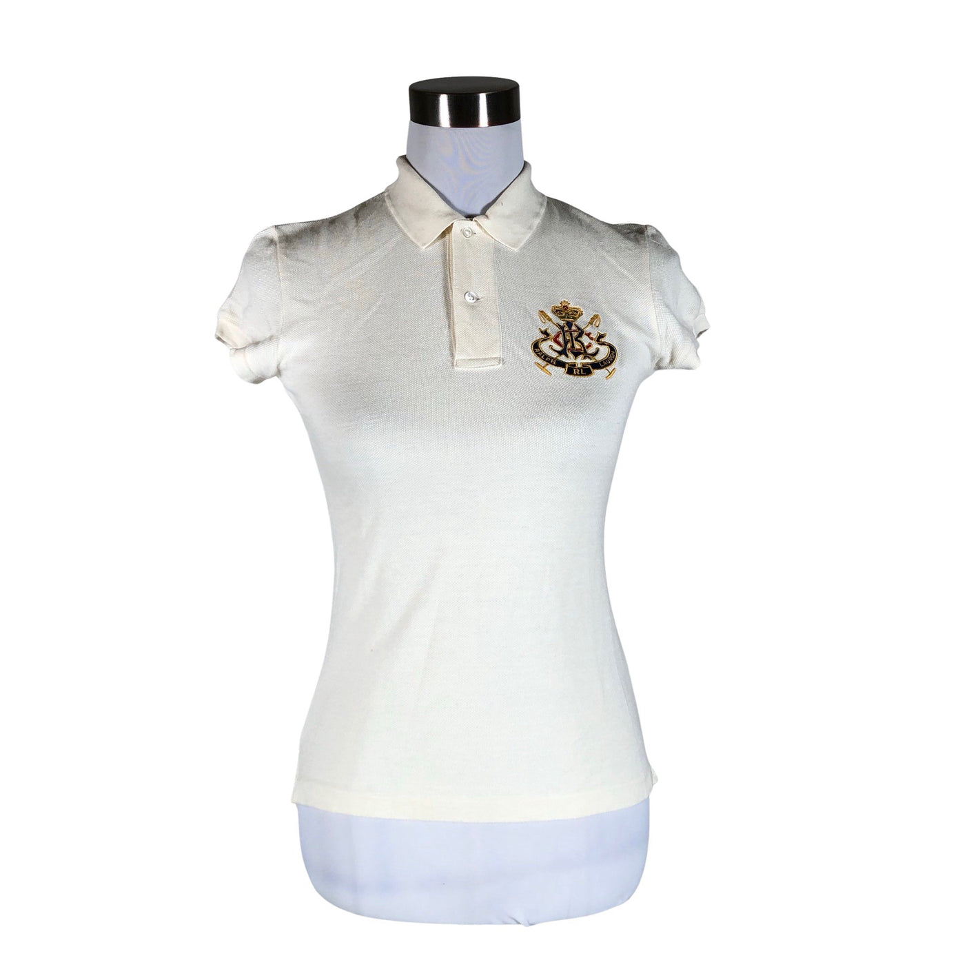 Unisex Ralph Lauren - Polosärk, suurus 34 - Looduslik valge (1)
