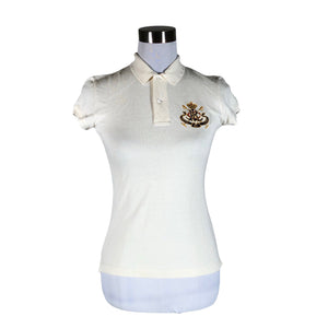 Unisex Ralph Lauren - Polosärk, suurus 34 - Looduslik valge (1)