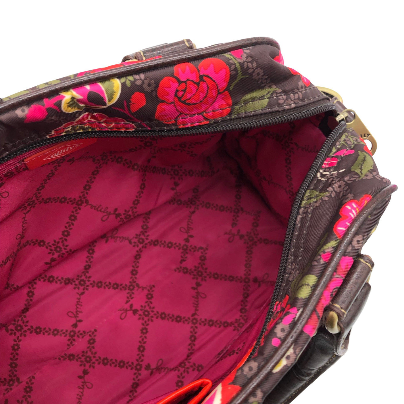 Unisex Oilily - Käekott, suurus Midi - Pruun (2)