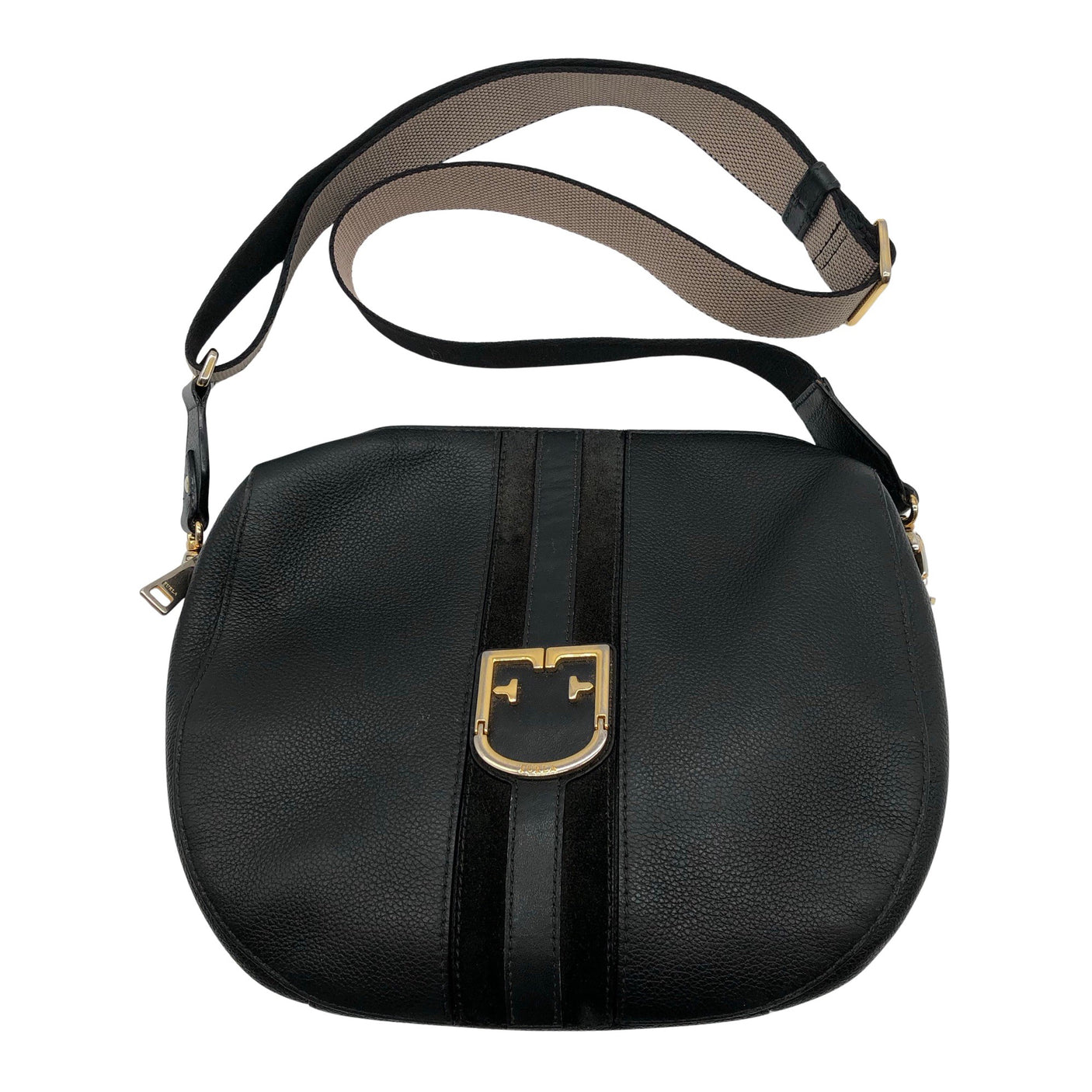 Unisex Furla - Õlakott, suurus Midi - Must (1)