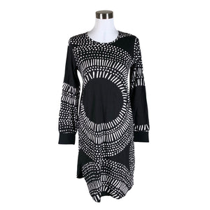 Unisex Nanso - Trikotaažist kleit, suurus 36 - Must (1)