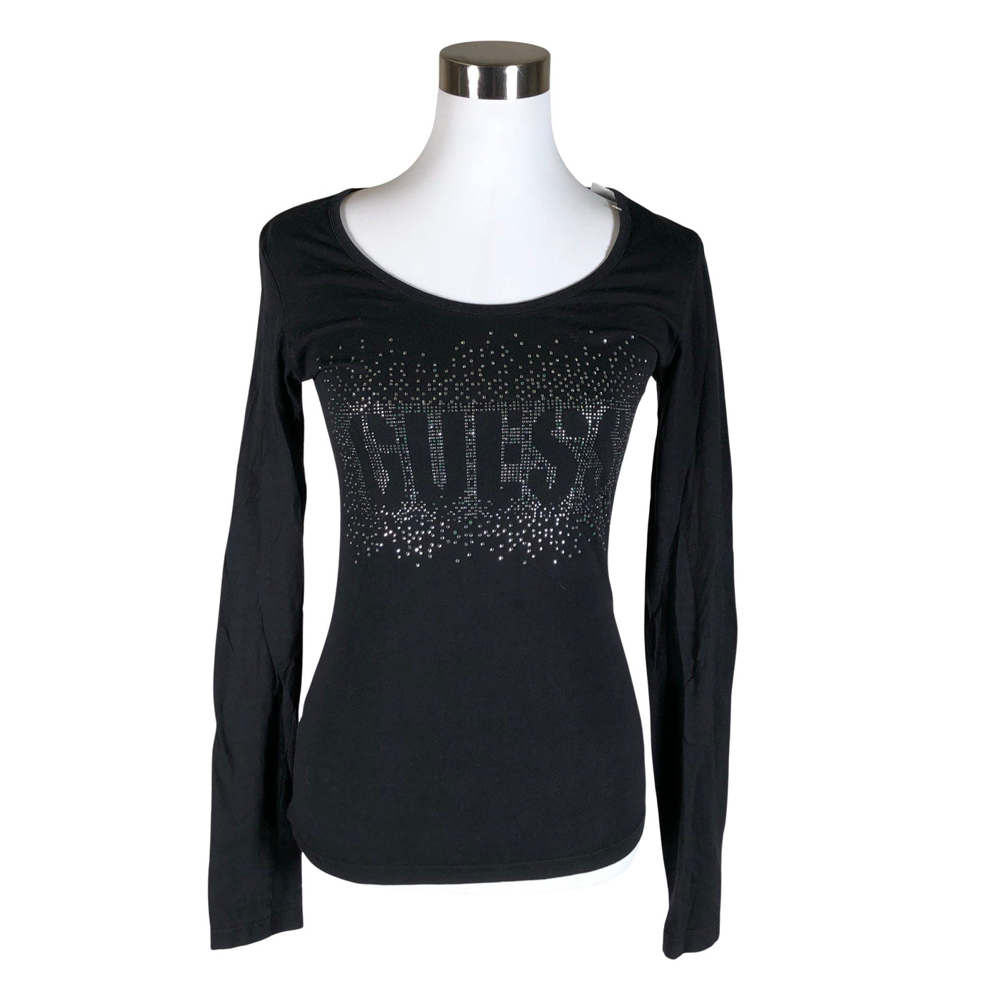 Unisex Guess - Trikotaažist pluus, suurus 38 - Must (1)