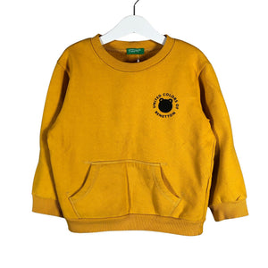 Unisex Benetton - Dressikangast pluus, suurus 104 - 110 - Kollane (1)