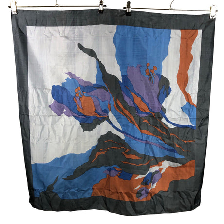 Unisex Thai Silk - Õhuke sall, suurus Maxi - Sinine (2)