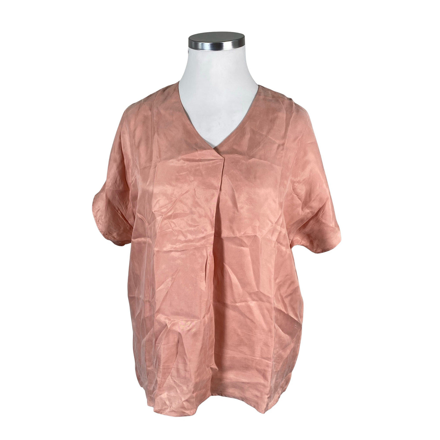 Unisex JcSophie - Lühikeste käistega pluus, suurus 42 - Heleroosa (1)