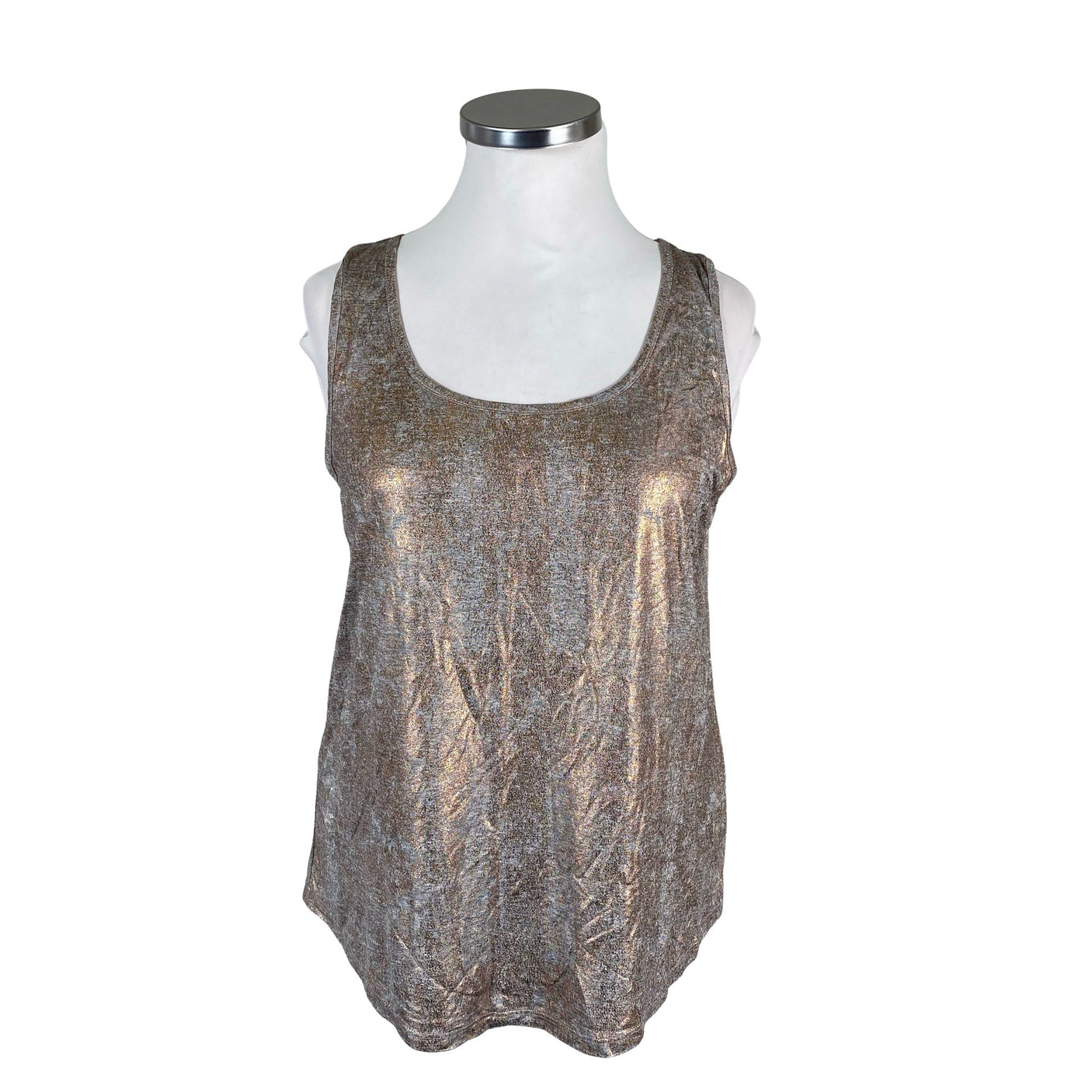 Unisex Lindex - Trikotaažist topp, suurus 44 - Hall (1)