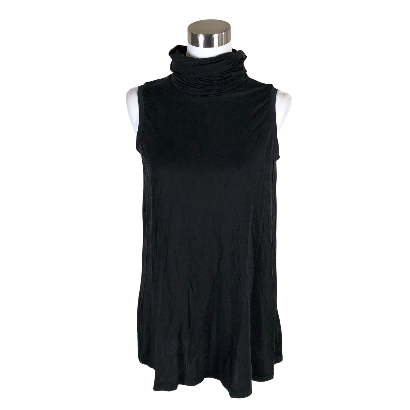 Unisex Luxury - Trikotaažist tuunika, suurus 38 - Must (1)