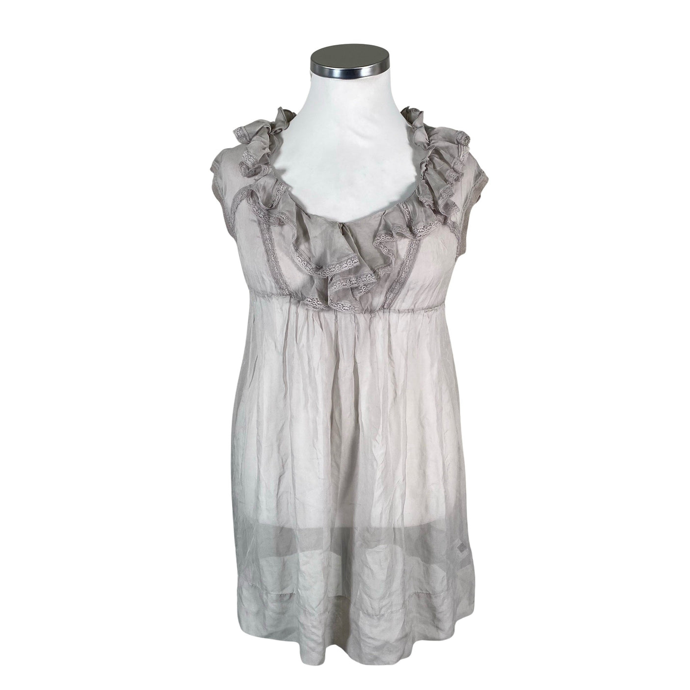 Unisex Patrizia Pepe - Õhuke kleit, suurus 42 - Hall (1)