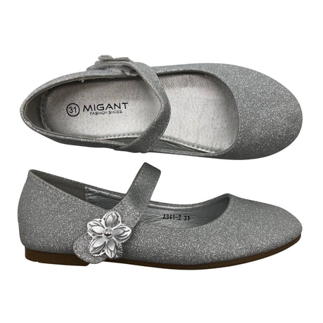 Unisex Migant - Pidulikud baleriinad, suurus 31 - Hõbe ()